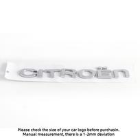 1 vnt. 3D ABS Citroen automobilio raidės Priekinio variklio dangčio emblema Lipdukas ant gauboto Galinės bagažinės emblema Lipdukas Stiliaus automobilio aksesuarai WH0 white