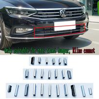 Skirta VW Passat B8.5 Apatinė grotelių chromo juosta 2019 2020 2021 2022 2023 Passat B8 Priekinio buferio grotelių dekoratyvinė juostelė chromuotas stilius cr2 black