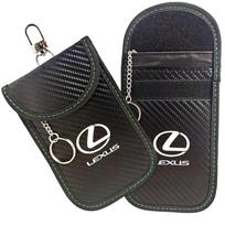 Automobilio rakto dėklas Signalų blokavimo maišelis RFID apsauginė kišenė Lexus F SPORT ES RX NX LS UX LM LX GX LC RZ IS CT GS RC HS RC350 UX250 ZO1 gray