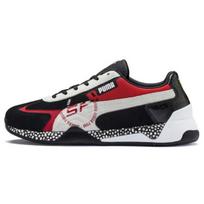 Scuderia Ferrari x Puma Speed Hybrid Black White Rosso Corsa Men Sneakers 306395-01 40