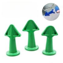 3 vnt./rinkinys Silikoninis glaistyklis Glaisto antgalio aplikatorius Sandariklio antgalis Glaisto epoksidinis stūmoklis Skiedinio grandiklis plytelių ar mūro siūlėms green
