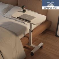 Yitao Portable Laptop Bedside Table: Mobile, Adjustable, Floor-Standing Desk beige