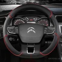 Automobilio vairo dangtis Citroen C4 Cactus C3-XR Spacetourer 2017 2018 - C4 2010 2011 - D tipo vairas balta