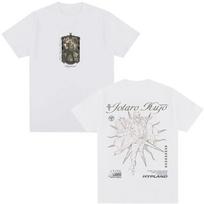 Anime JoJo Bizarre Adventure T-shirt Kujo Jotaro Graphic T-shirts Men's Women Fashion Summer Short Sleeve T Shirt Streetwear S juoda