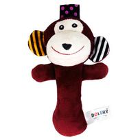 New Baby Plush Rattles Cartoon Animals Grab Ability Training Toy Infant Stroller Bed Hanging Bell Plush Dolls Educational Toys balta