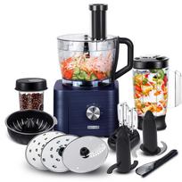 Food Processor, TopStrong 11-in-1 Food Processor and Blender with Chopping Blending Kneading Grinding Whisking Juicing, 1100W EU 220 V