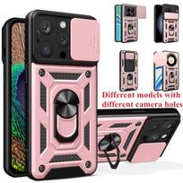 Armor Case For Motorola Moto G77 G17 G15 G06 G86 G67 G57 Power E13 E14 E15 G05 G35 G55 G75 G53 G23 G34 G54 G84 G85 G56 5G Case Moto G17 (G17 Power) ryškiai rožinė
