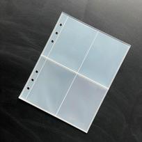 A5 Loose Leaf Binder Double-Buckle Cover Kpop Photo Binder Card Organizer Holder  for Idol Cards white