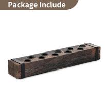 1 vnt. Senovinis medinis žvakidė, Namų dekoras žvakidė, Senovinis dekoratyvinis žvakių stovas, Tinka vestuvėms, šventėms 1Pc black