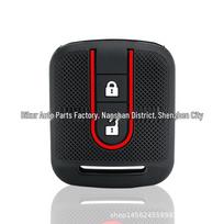 Silicone Key Cover for Nissan Qashqai J10, Tiida, X-Trail T31, Pathfinder, and Navara juoda