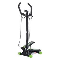 Twister Stepper, laiptų treniruoklis su pasipriešinimo gumomis, LCD ekranu ir rankena, laiptų treniruokliai mankštai, namų sporto salė, biuras 40 x 40 x 118 cm