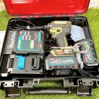 Makita Cordless Impact Driver 40Vmax Includes 2 and Case (Olive) 2.5Ah, Batteries, Charger, (TD002GRDXO) alyvuogės