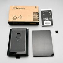 Xbox 360 Slim vidinis HDD juodas kietojo disko dėklas HDD mėlynas permatomas dėklas juoda