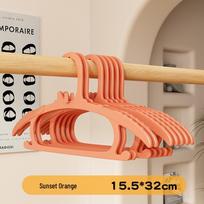 Kids' Non-Slip Baby Clothes Hangers & Drying Rack - Infant Multifunctional & Compact saulėlydžio oranžinė spalva