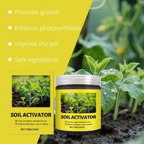Organic-Soil-Activator Compacted Clay Soils Liquid Soils Conditioner Promote Root Development Micro-Bial Soil-Enhancer China Mainland beige