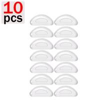 10/60pcs Silicone Adhesive Nose Pads for Glasses Non-slip Transparent Eyewear Replacement Accessories