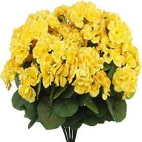 Silk Material Artificial Begonia Simulation Design Artificial Texture Fake Silk Begonia Flower Floral Arrangement geltona