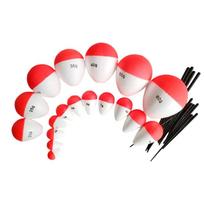 10pcs 0.5g-60g Floats Stick EVA Hard Foam Fishing Accessory Fishing Floats Fishing Bobber Floating Buoy Red And White Float