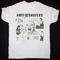 Retro Amyl and The Sniffers Tee Shirt M gray