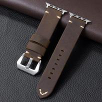 Leather Strap for Apple Watch Band 45mm 44mm 49mm 41 40 42 38mm Wristband Bracelet for IWatch Series Men's Sport Watch Straps Ultra2 49mm 45mm&no logo juoda