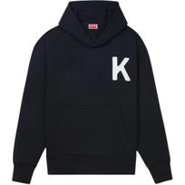 Kenzo Lucky Tiger Oversize Embroidered Hoodie Black Men Tops FE58SW0114MF-99J XL