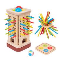Children's wooden early education logical thinking board game, concentration hand-eye coordination training color matching educational toys