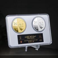 Kobe commemorative coin, two sets, Lakers, 20-year career, commemorative, farewell, retirement game, collectibles A set with base auksas