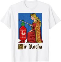 Vintage Funny Sriracha Hot Chili Sauce Gift Funny Hot Sauce Art  unisex T-Shirt Mens Womens Tees Top 3XL blue