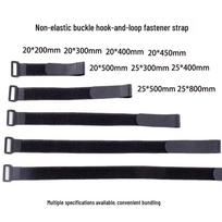 Self-Adhesive Hook & Loop Velcro Straps for Yoga Mat, Drone Cargo, and Wire Bundling 20mm*150mm*Black