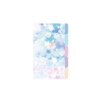 Binders Binder Index Page Cherry Blossoms Style Loose Leaf Separator Page Notebook Divider Index A6 white