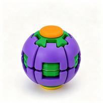 Creative Press Spin Gyro Ball Stress Relief Toy Fidget Spinner Desk Decor Gadget purple