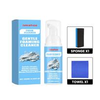 Shoe Cleaning Kit Foam Cleaner Brush Sponge Towel Set For Sneakers Shoe Deep Clean Stain Removal Quick Dry Complete Care Set-A blue