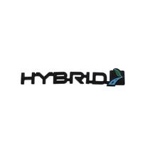 3D Automobilio Stilius Eco Lapas FLEX FUEL Hibridinis automobilis Durys Sparnas bagažinė Galinis dangtis Vardinė lentelė Lipdukas Emblema Ženklelis Lipdukas black
