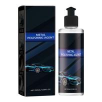 Galingas metalo poliravimo priemonė Metalų valiklis ir galingas poliravimo priemonė Chromo valiklis 100ml Apsaugos nuo rūdžių formulė Sustabdo rūdis visam laikui Saugus visiems juoda