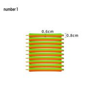 Perm Rods & Rubber Bands: Cold Curlers for Salon & Home Use – Wool & Classic Styles orange