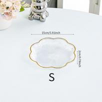 2024 Premium Food-Grade Bone Dish - Elegant Snack & Fruit Plate for Dining white