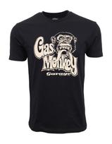 Men's and Women's T-shirts GAS MONKEY GARAGE DALLAS TEXAS LOGO L white