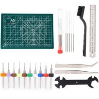 3D Printer 26-Piece Cleaning and Tool Kit black
