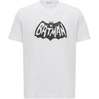 Moncler X Batman Collaboration Textured Batman Logo Crew Neck Short Sleeve T-Shirt Men Tops White J20918C0004189AHD002 XXL gray