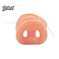 Animal Role Play Realistic Pig Nose Soft Snout Nose Masque with Elastic Stage Performance Prop Band Costume Accessories for Halloween Cosplay Party,