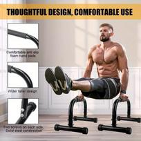 Efficient Burning! Portable Parallel Bars Push up Bar, Challenging Push-Ups and Handstand Support Throughout the Process juoda