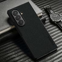 Case for Samsung Galaxy Z Fold 8 Fold8 Ultra 7 6 5 4 3 Luxury textile Leather phone cover for samsung galaxy z fold 8 case capa Z Fold 8 Ultra juoda