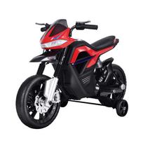 Kids Electric Motorbike 6V Ride On Battery Powered Motorcycle w/ Lights Music Forward Brake for 3-8 Years Old Red 105 x 52 x 62 cm