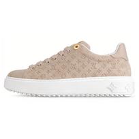 LOUIS VUITTON Time Out Sneakers 'Beige Minimonogram' Women's 1ABR2I 35.5 ruda