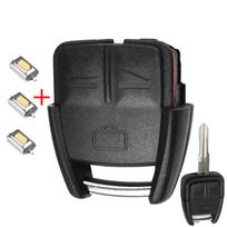 3 mygtukų jungiklis nuotolinio automobilio raktų pakabuko korpuso dangtelis, skirtas Vauxhall / Opel / Holden Astra Zafira Vectra Omega Frontera raktų laikiklis juoda