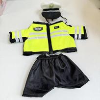 38cm Monstras Labubu Drabužiai Pliušinės Lėlės Drabužiai Kelių Policijos Transporto Uniformos Rinkinys Šaunūs Mieli Lėlės Drabužiai Aksesuarai