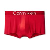 Calvin Klein Men's Jacquard Logo Waistband Low-rise Close-fitting Boxer Briefs, 1 Piece, Red L red