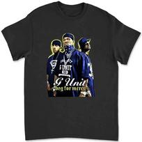 Beg For Mercy Rapper Guerilla G Unit Hip Hop 50 Cent T-shirt GFZS XXL black