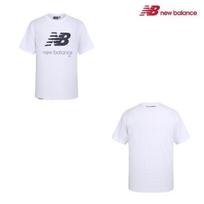 New Balance Uni Essential Big Logo Short Sleeve Tees Nbned21033 10 white/105(XL) white