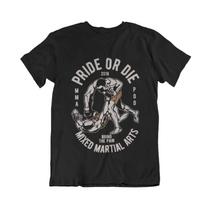 Pride or Die MMA Fighting Boxing Training T-Shirt 100% Cotton O-Neck Summer Short Sleeve Casual Mens T-shirt Size S-3XL S gray